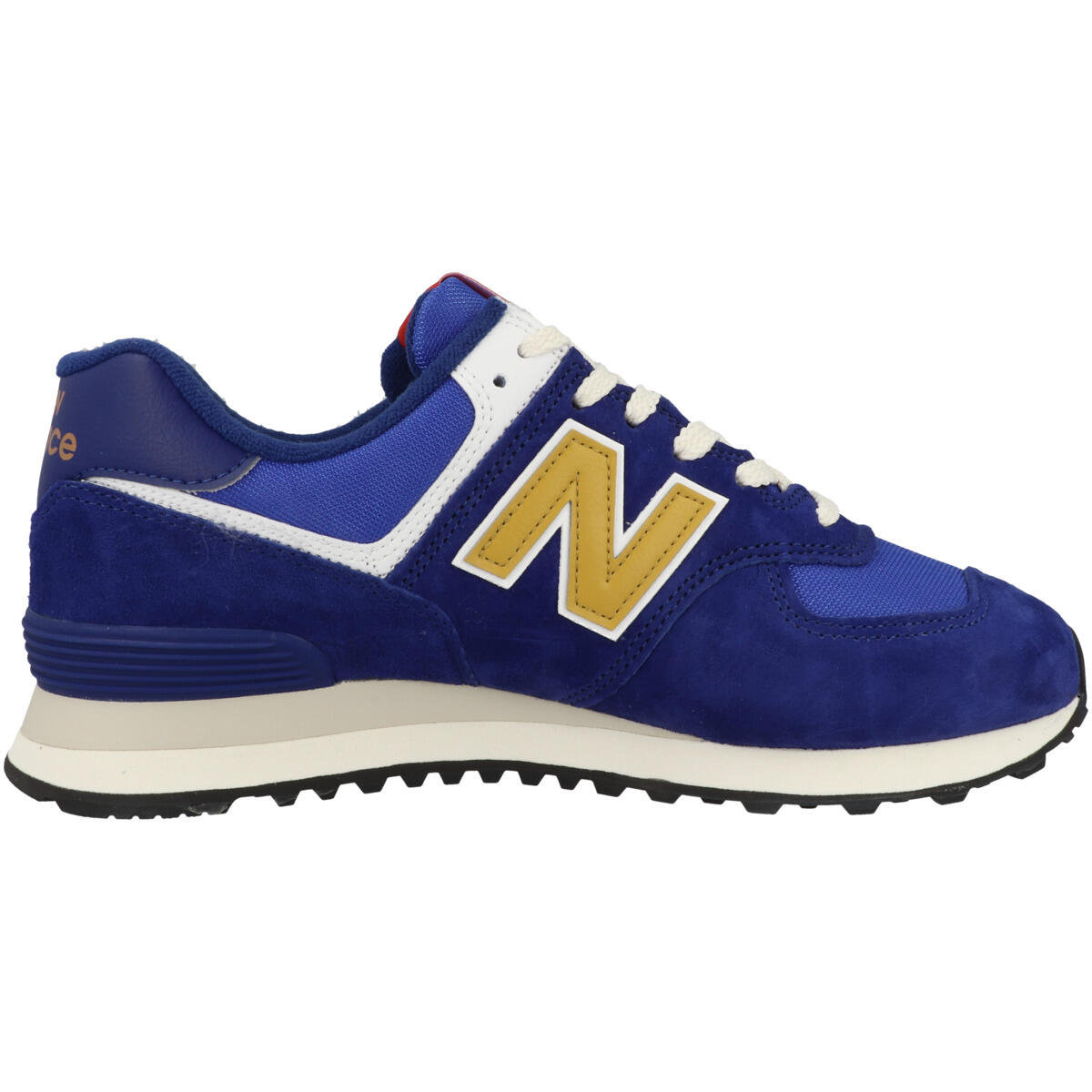 SCARPE UOMO NEW BALANCE 574 BLU / GIALLO 3/7