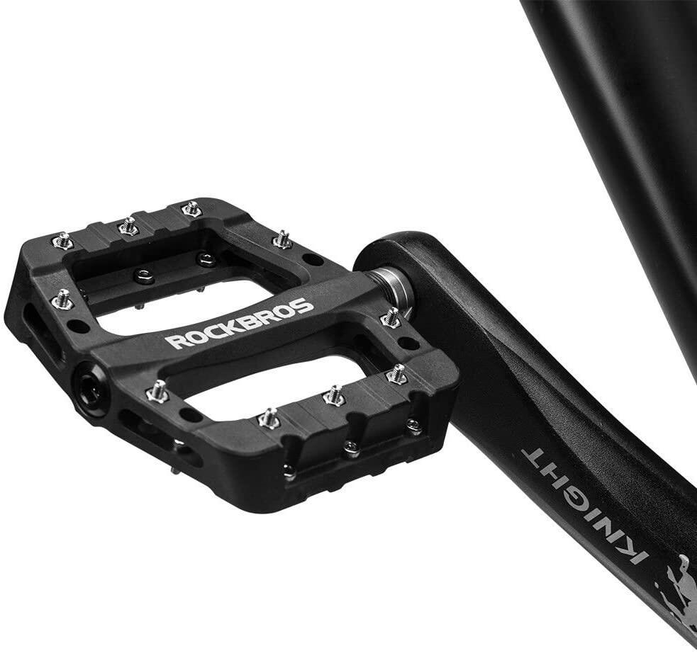 Pedały rowerowe platformowe Rockbros 2017-12CBK nylon 3/5