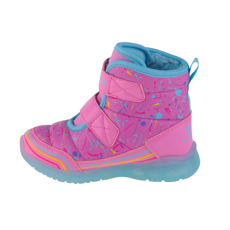 Buty turystyczne zimowe śniegowce dziewczęce, Skechers Illumi-Brights