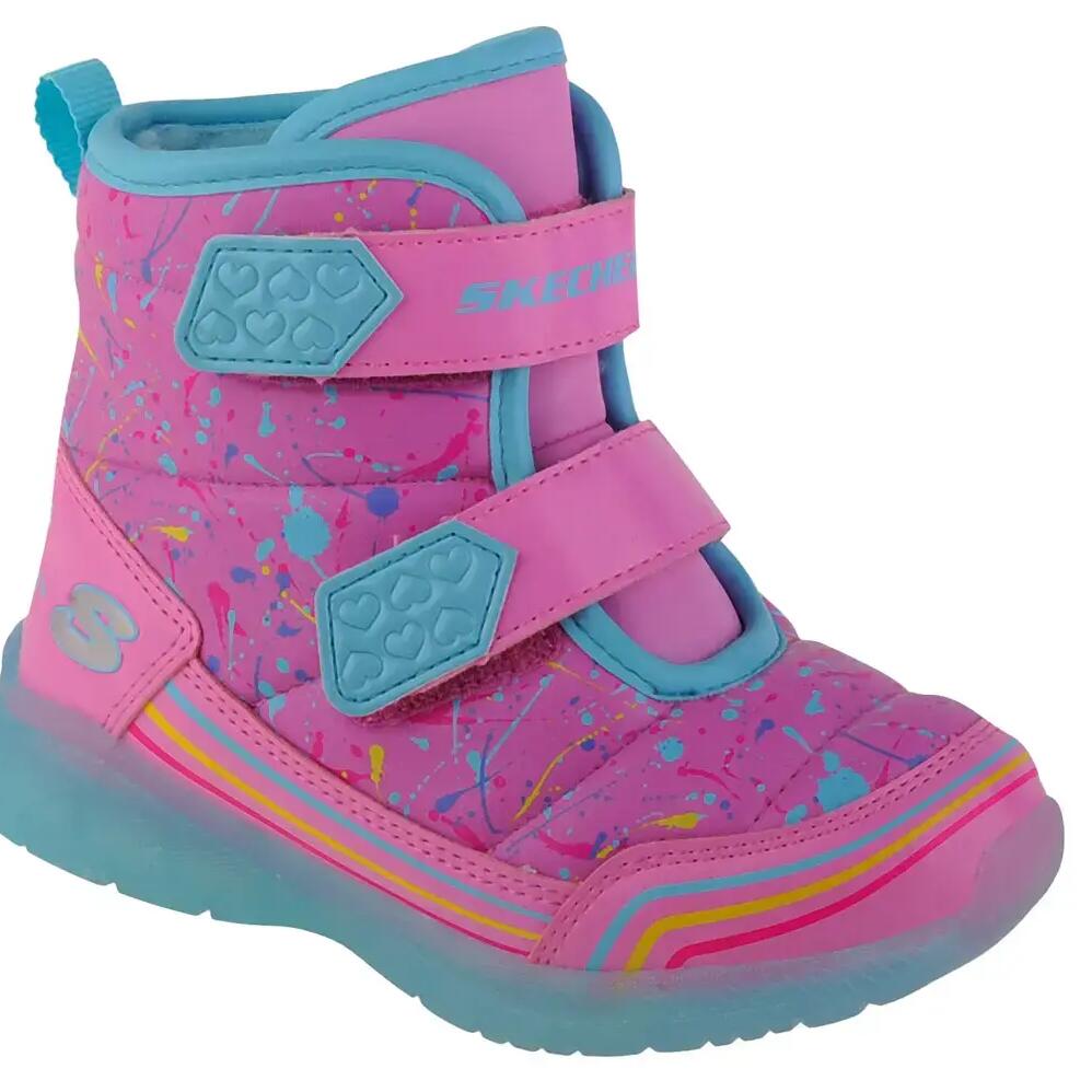 Boots Skechers Lights Illumi, Pink, Kids