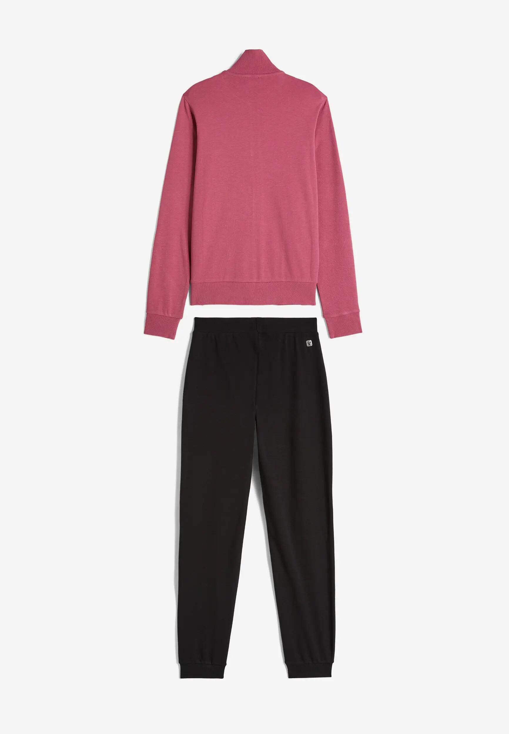 Survêtement en tissu interlock avec sweat-shirt à col montant et fermeture éclai 6/7