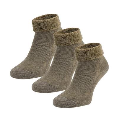 Lot de 3 paires de chaussettes en laine mérinos S9 Beige 43/45