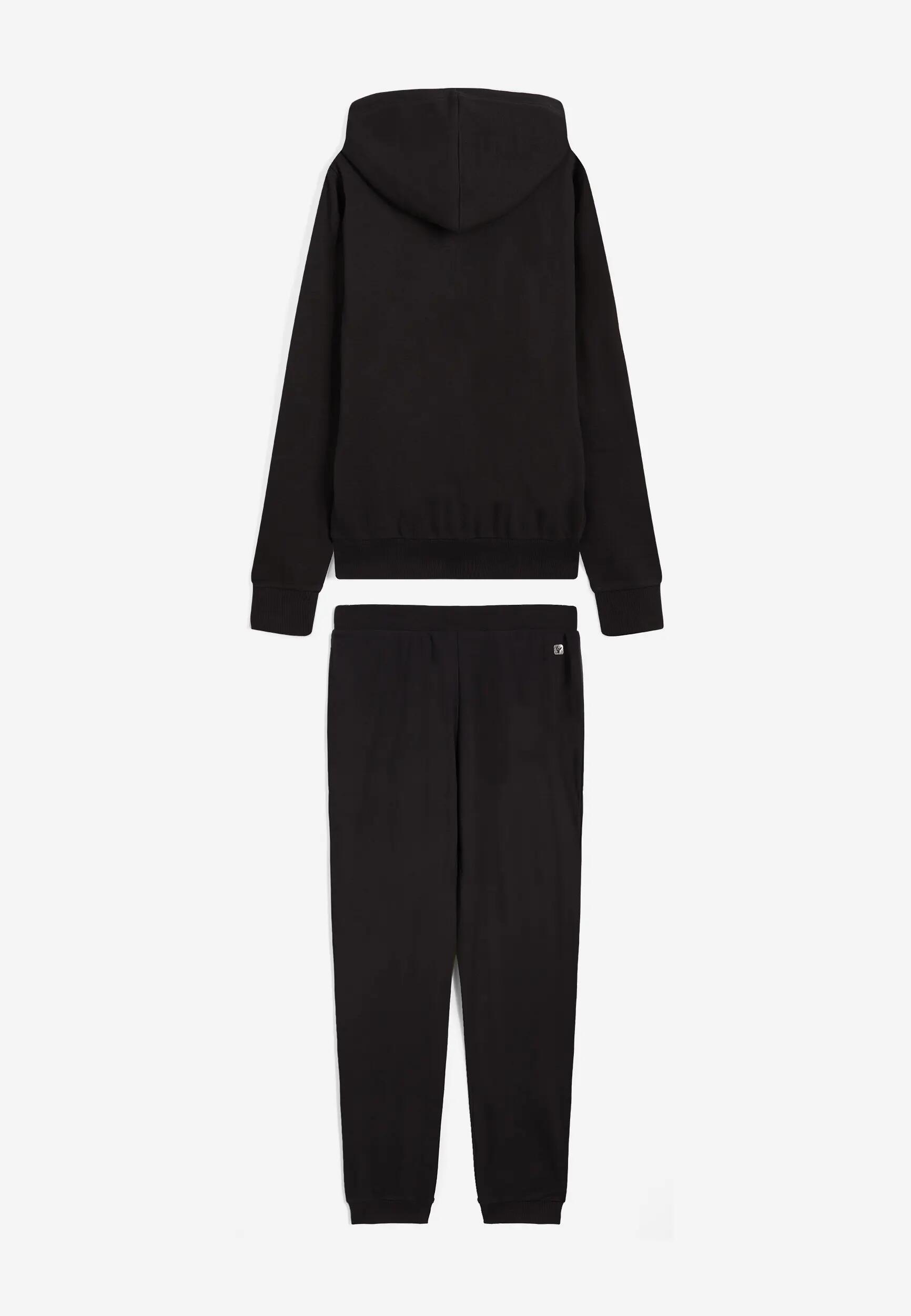 Survêtement en tissu interlock avec sweat-shirt à capuche et fermeture éclair 6/7