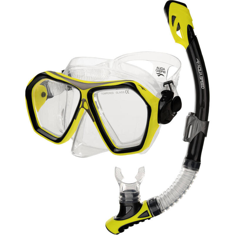 Zestaw do snorkelingu dla dorosłych Aqua Speed Blaze Borneo + worek