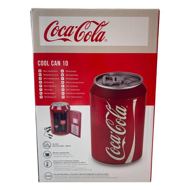 Mini nevera Coca-Cola Cool Can 10 L para habitación 12V / 230V