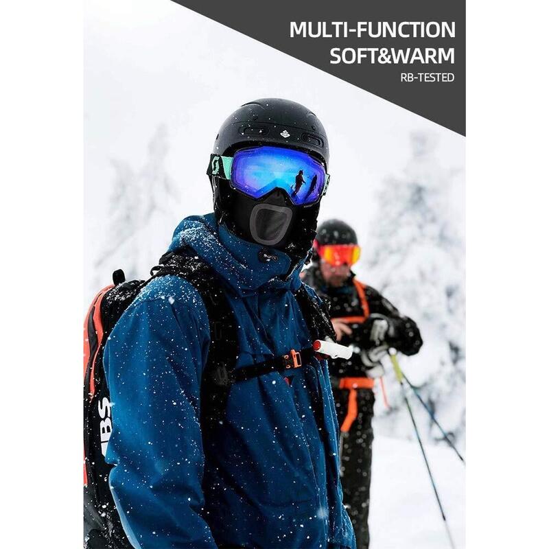 TAGVO Cagoule Ski Masque Coupe-Vent Balaclava Chapeau Polaire Thermique  Hiver Multifonction Masque Unisexe Chaud pour Temps Froid Ski Outdoor Moto  Montagne Camping Randonnée Hiver : : Mode