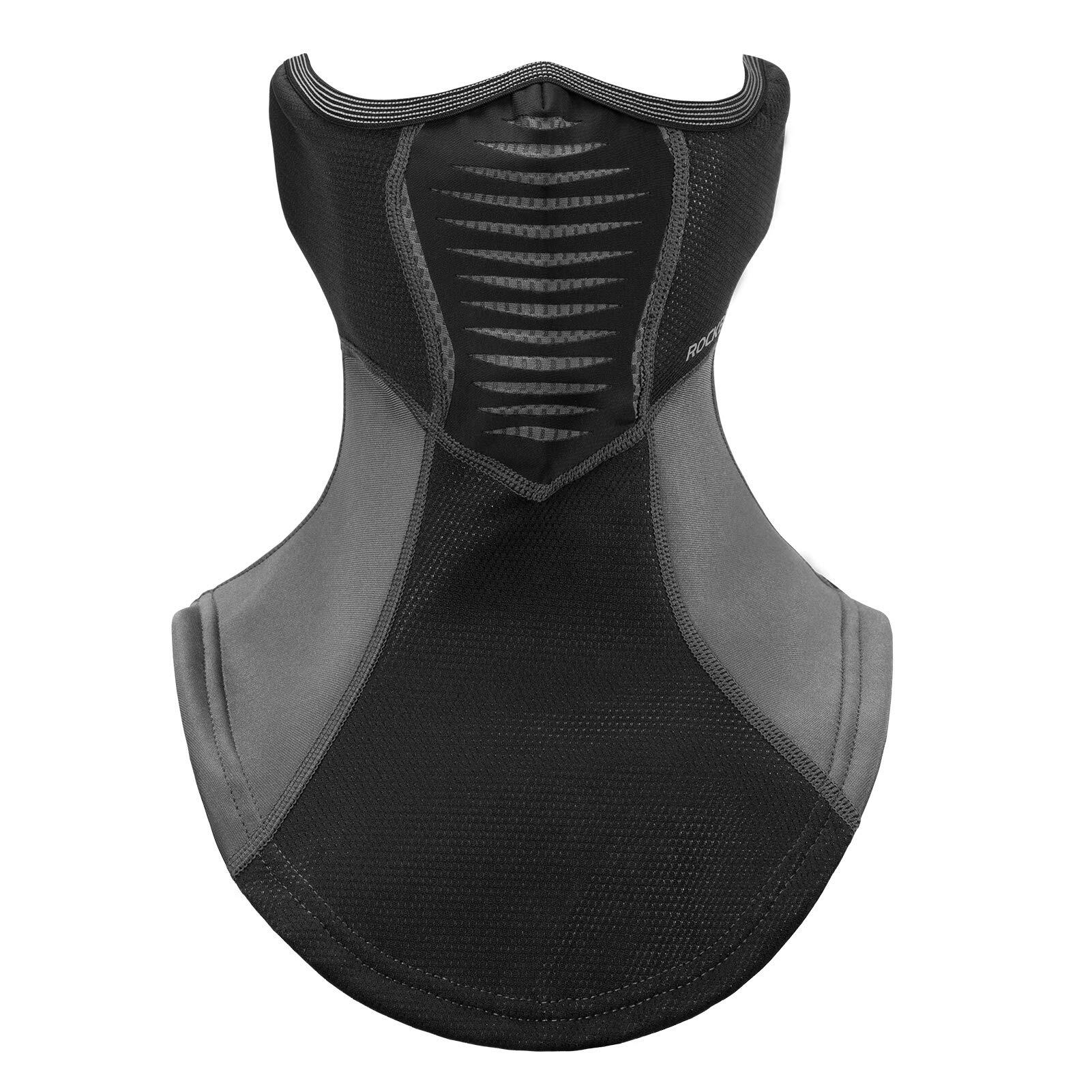 ROCKBROS Warm Winter Bivakmuts Winddichte Balaclava Fleece Thermische  Zwart Grijs