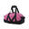 Bolsa de deporte  Bungee Totto color rosa   22 L