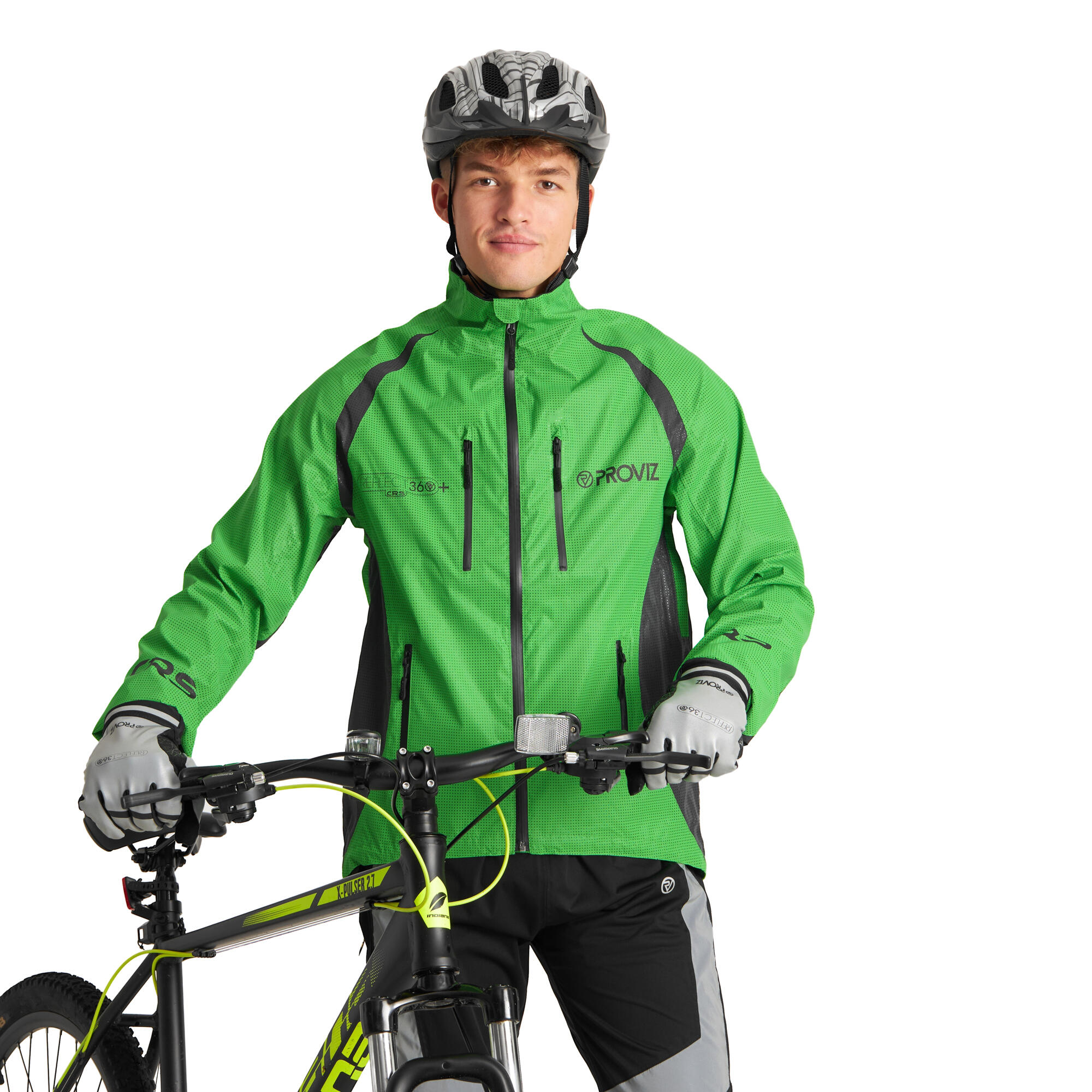 Proviz Men's REFLECT360 CRS Plus Waterproof Reflective Cycling Jacket 5/8