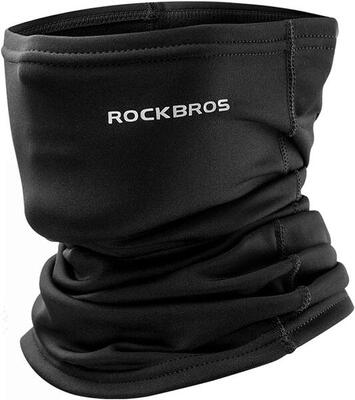Multifunctionele winter halve bivakmuts nekwarmer winterproof unisex zwart