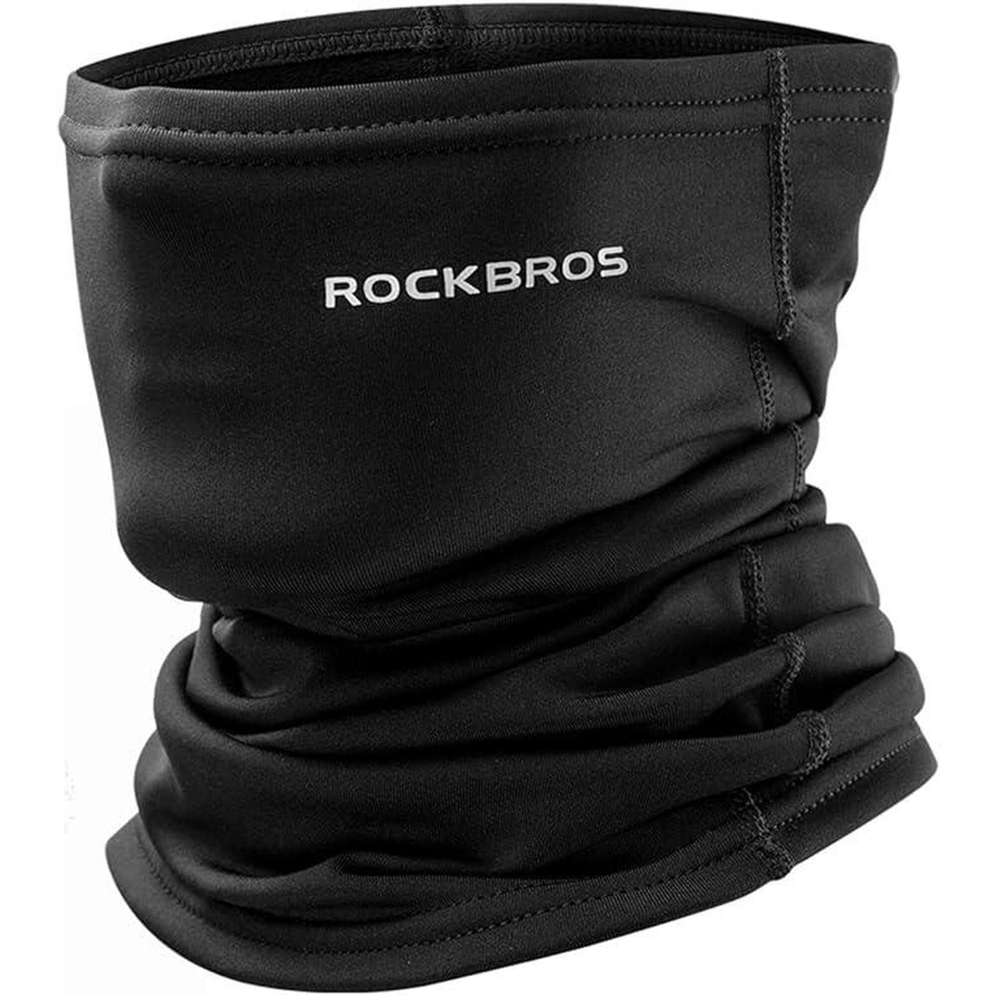 Rockbros - Cache-cou D'Hiver Multifonctionnelle Cagoule Tour De Cou Imperméable Noir - Cache-col - Noir - Taille Unique - Decathlon