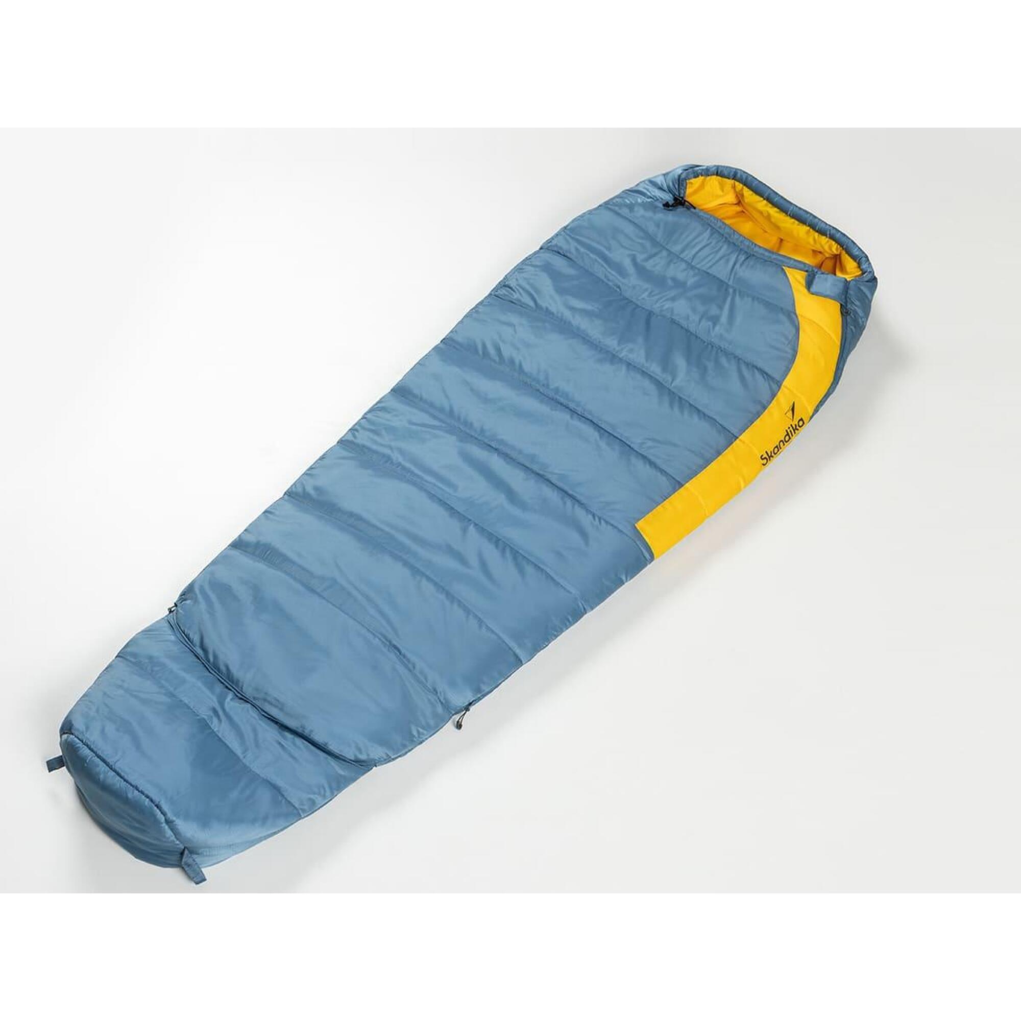 Saco de dormir Gjora Junior - tipo múmia para crianças - 3-4 estações - compacto