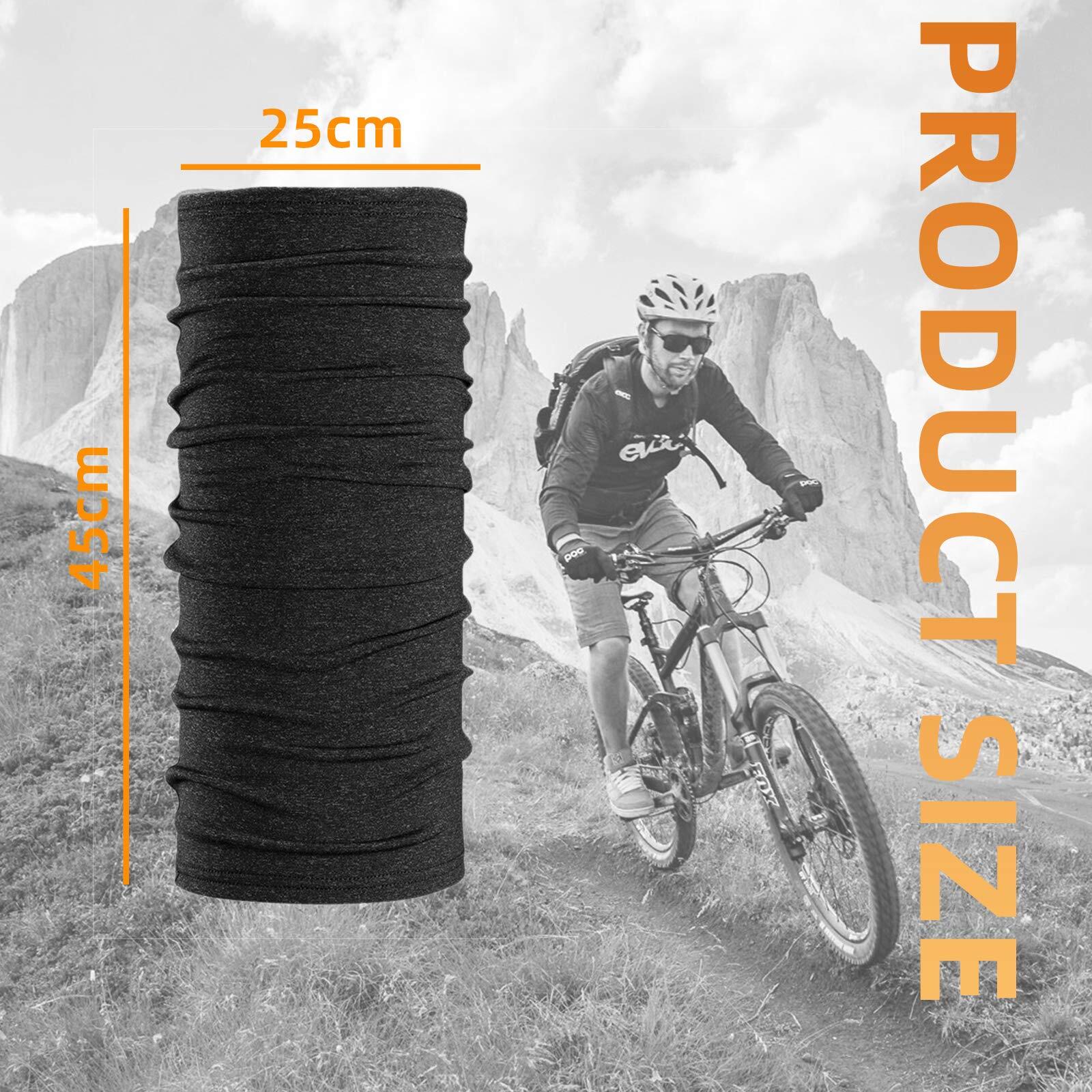 Cache-cou d'hiver Multifonctionnelle Cagoule Tour de cou Imperméable Gris foncé 4/7