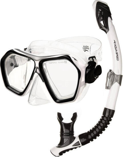 Zestaw do snorkelingu dla dorosłych Aqua Speed Blaze Borneo + worek