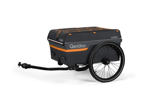 Qeridoo Fahrradanhänger Qubee Grey
