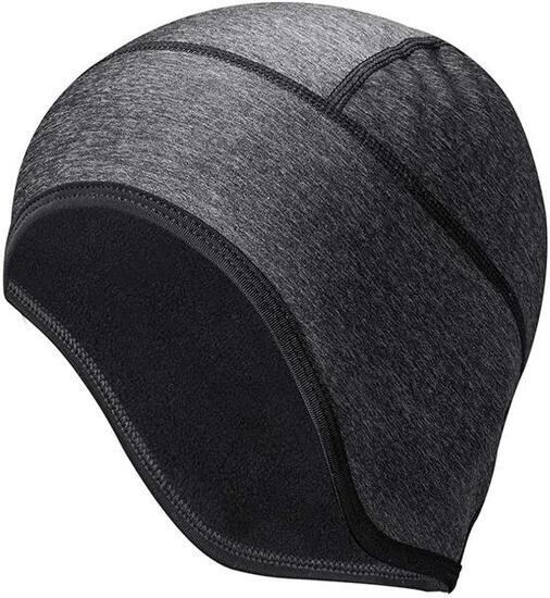 Cyclisme Bonnet Polaire Thermique sous Casque Coupe-Vent avec Couvre-Oreilles