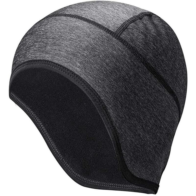 Cyclisme Bonnet Polaire Thermique sous Casque Coupe-Vent avec Couvre-Oreilles