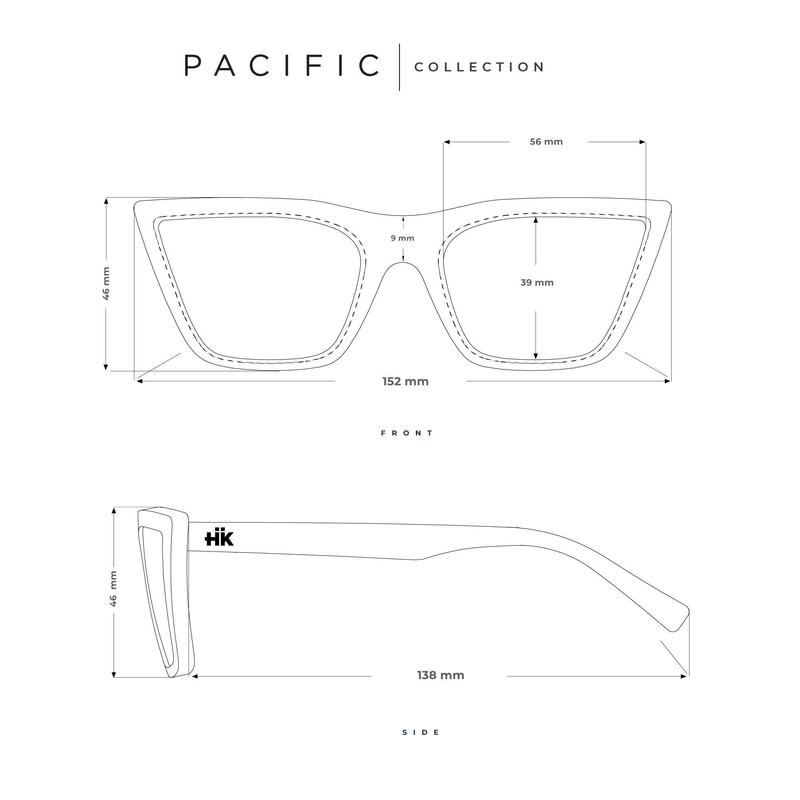 Gafas de Sol Polarizadas Hanukeii Pacific Blanco para