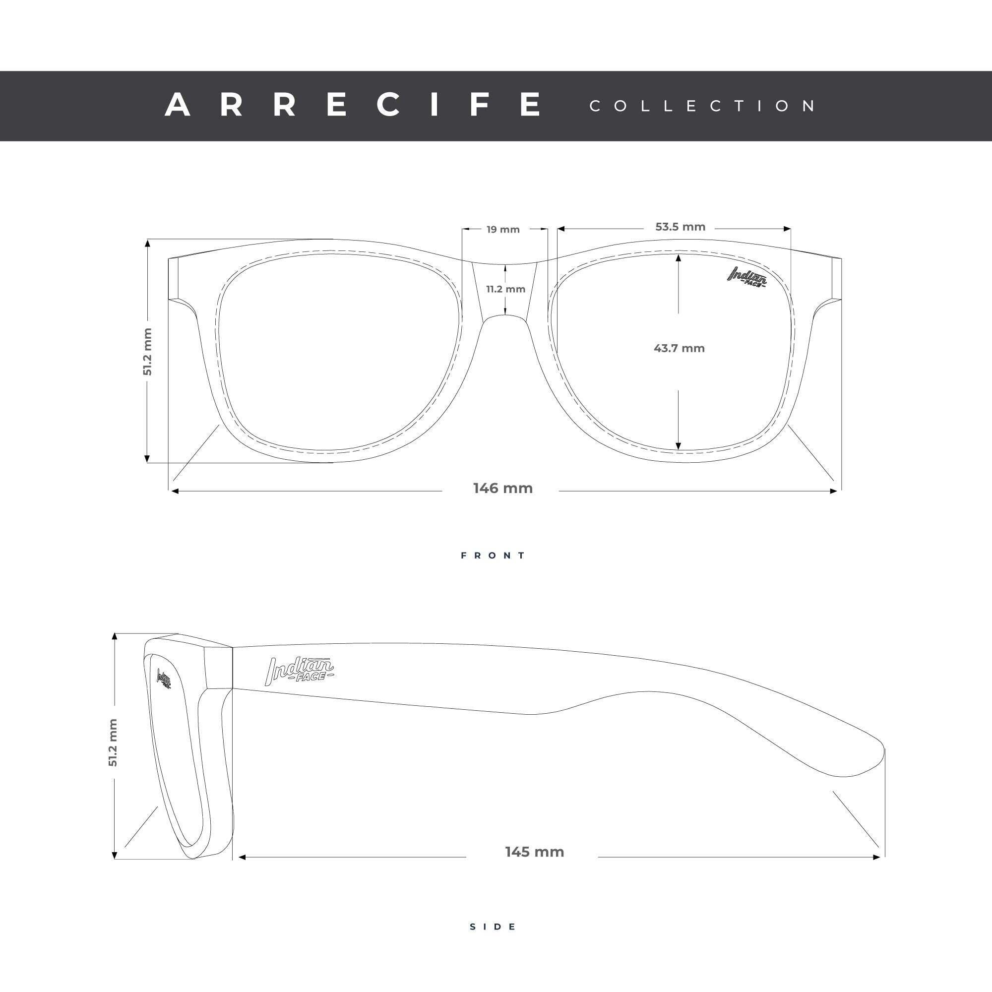 Unisex Outdoor Sunglasses Polarized UV400 Cat.3 Arrecife Marron 6/6
