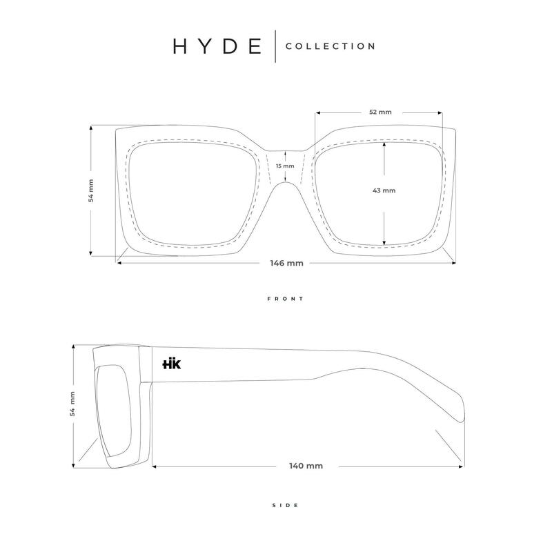Gafas de Sol Polarizadas Hanukeii Hyde Verde para