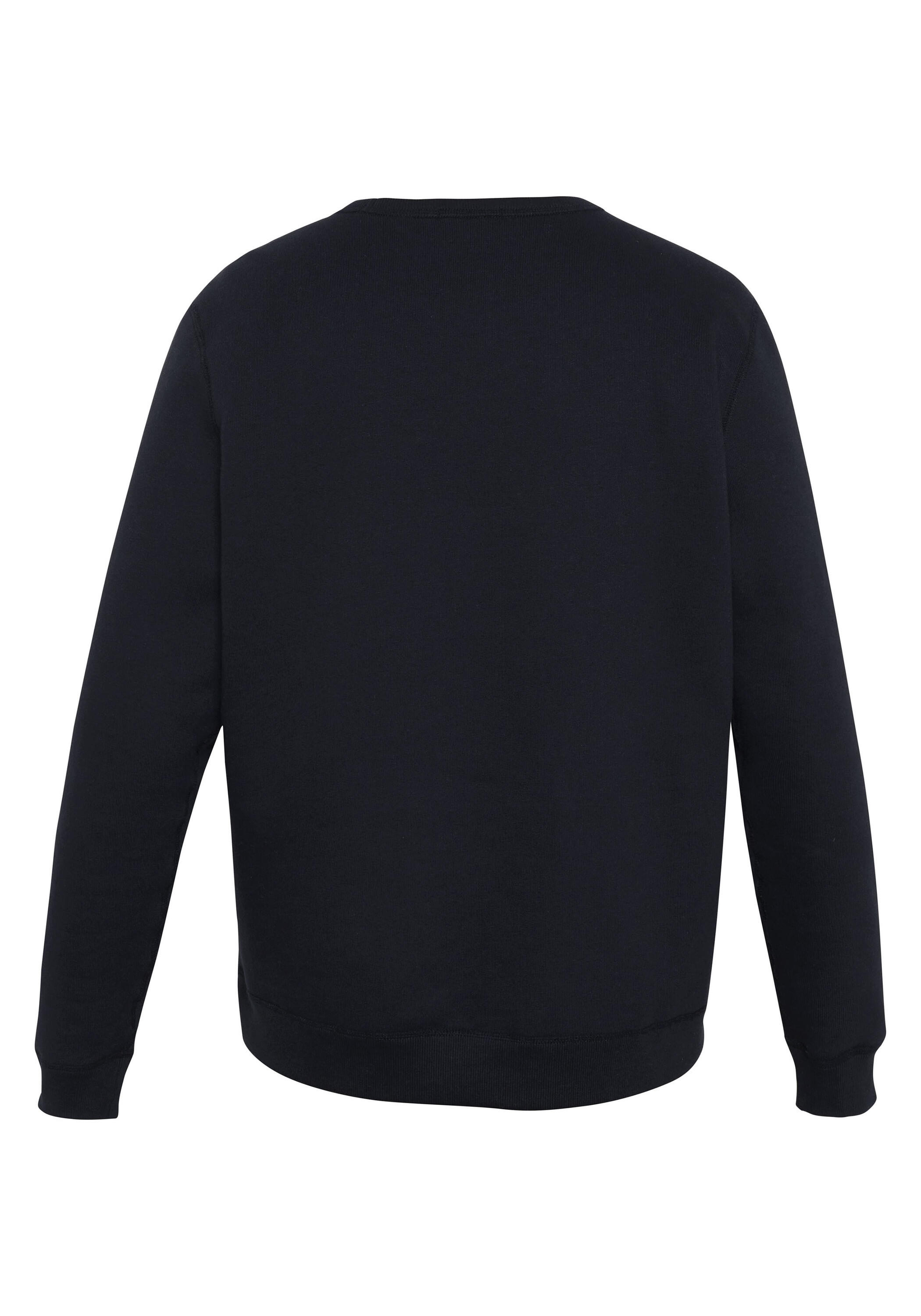 Sweater im Basic-Look mit Logo-Motiv 2/7