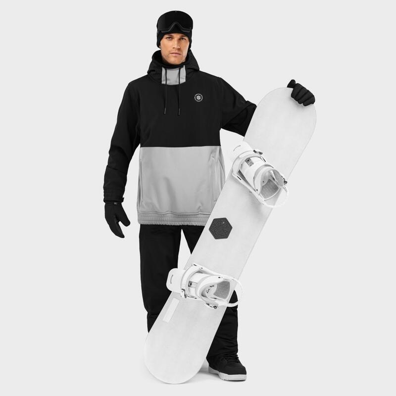 Heren Wintersport snowboardjas W1 Boardslide SIROKO Zwart