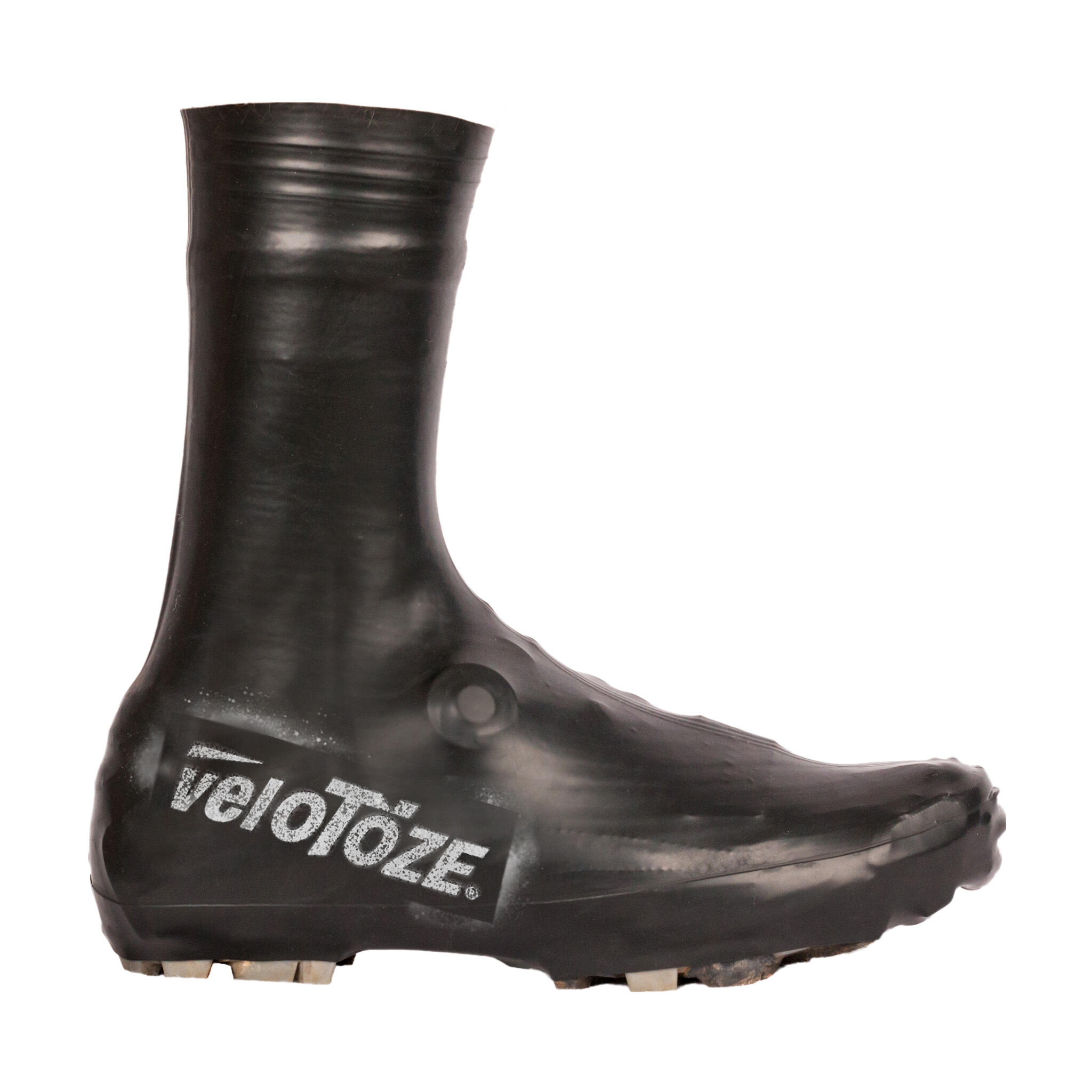 Velotoze - Couvre Chaussures Velotoze Vtt Haut / Latex Super Strong Noir - Surchaussures - Noir - 40/42 - Decathlon