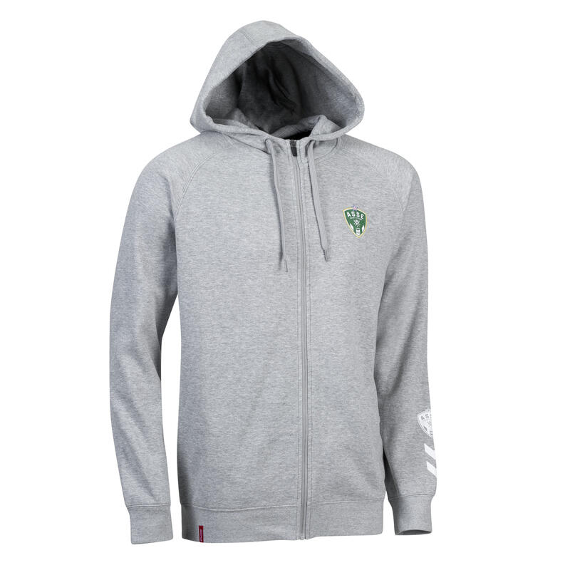 Sweatshirt à capuche zippé enfant ASSE Fan Green 2022/23