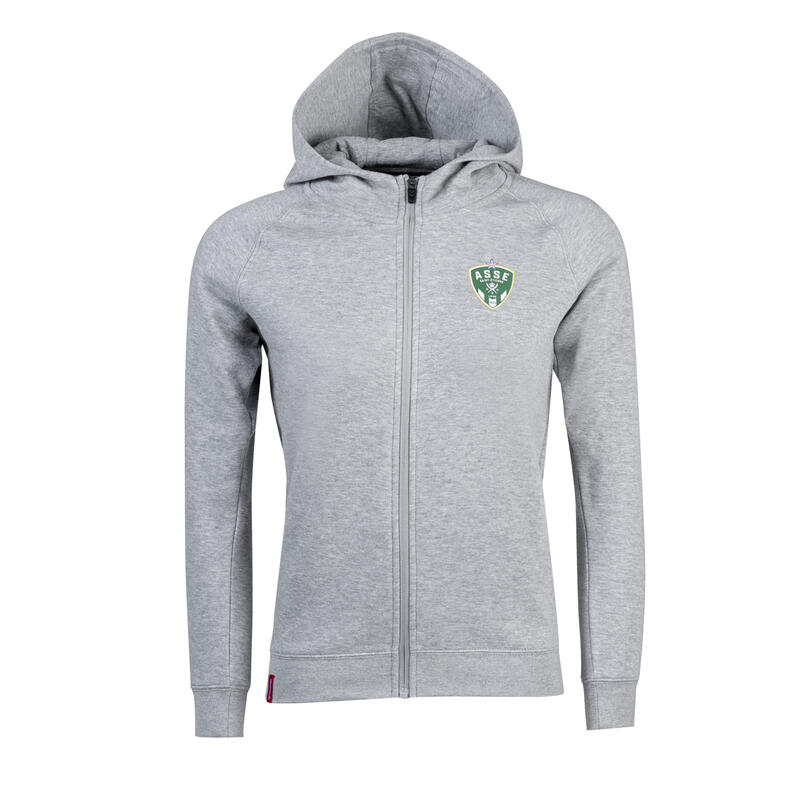 Kinder sweatshirt met rits asse fan groen 2022/23