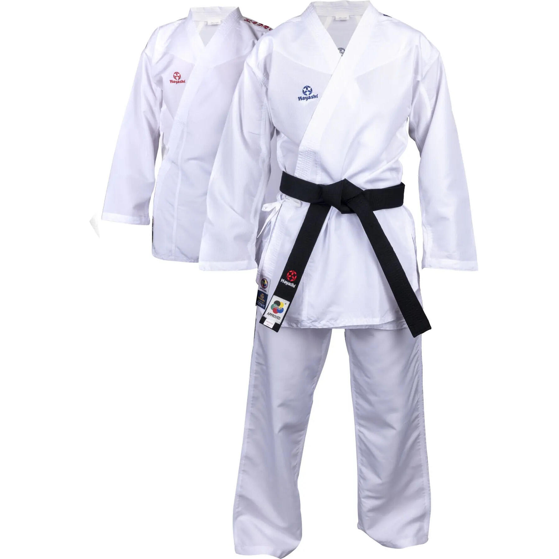 Set di 2 giacche e pantaloni Karategi Hayashi Kumite Premium