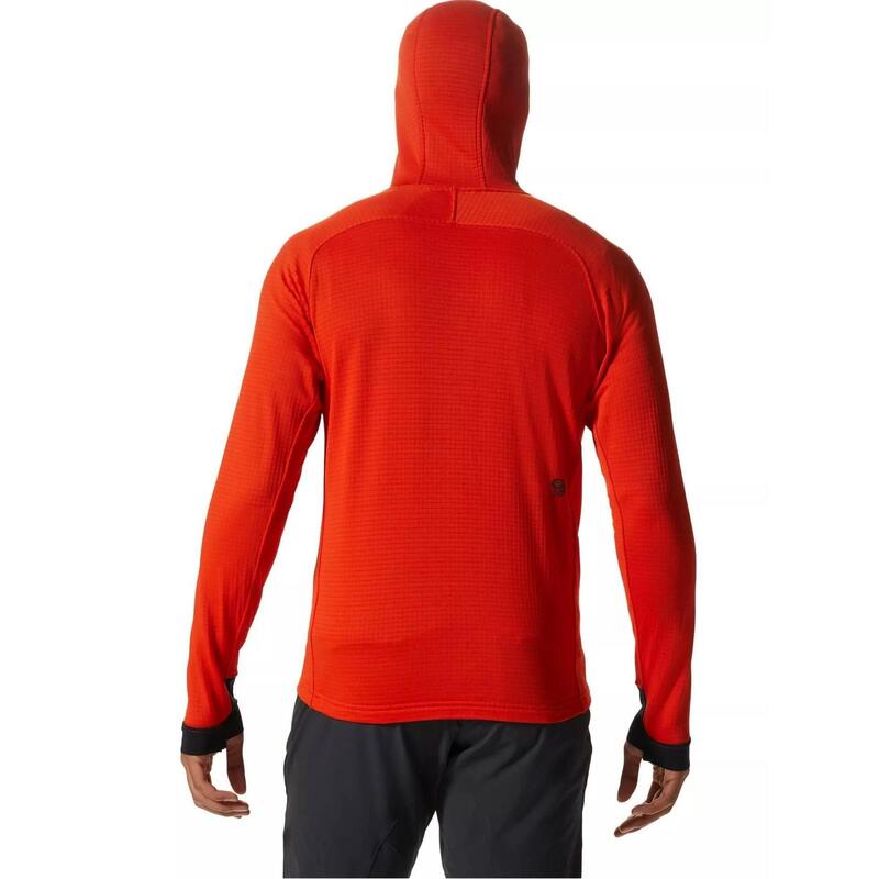 Pulover polar Polartec Power Grid Full Zip Hoody - portocaliu barbati