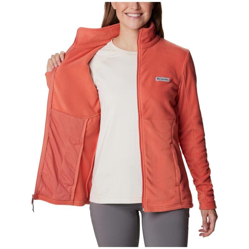 Fleecepullover Basin Trail III Full Zip Damen - rosa