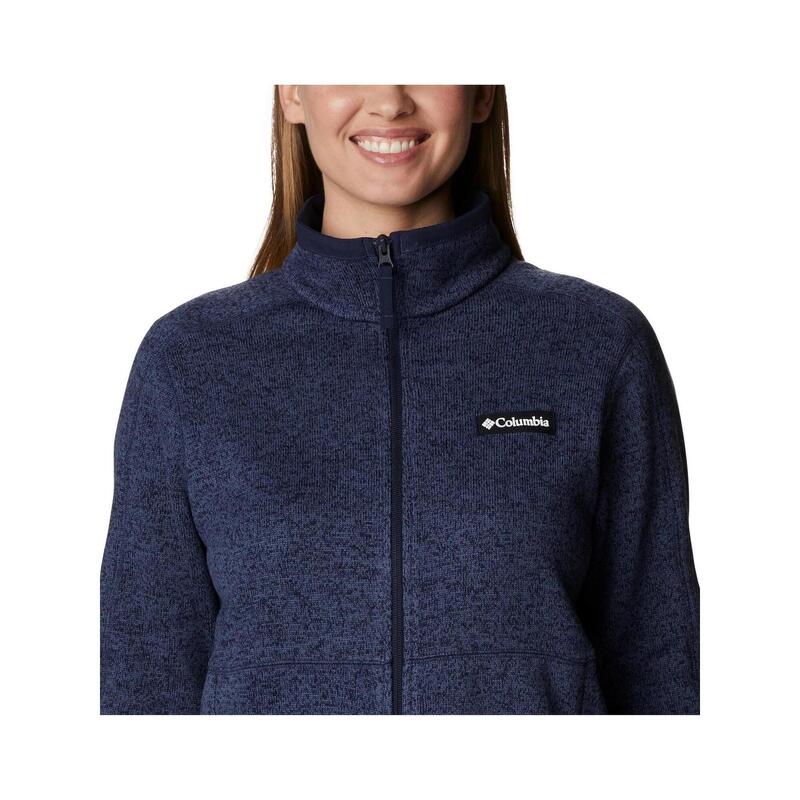 Sweter polarowy W Sweater Weather Full Zip - niebieski