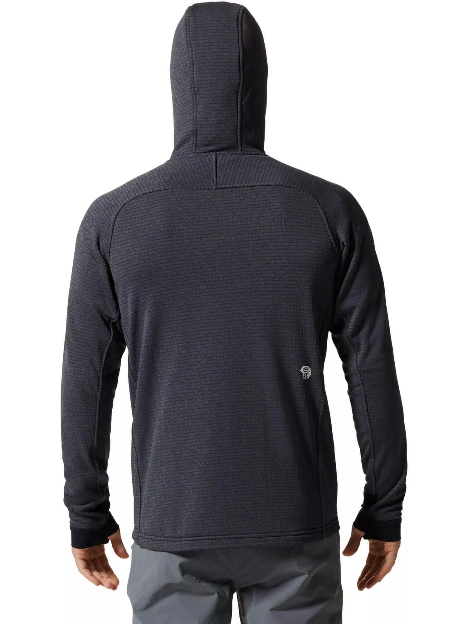 Fleecepullover Polartec Power Grid Full Zip Hoody Herren - blau 2/7