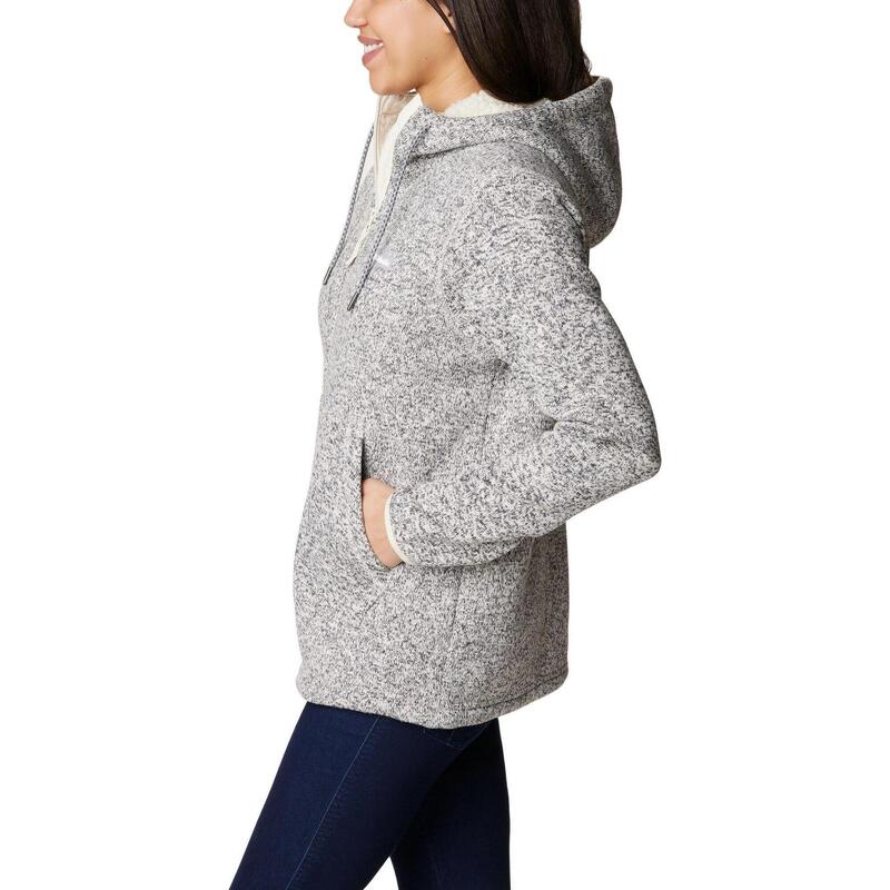 Sweater Weather Sherpa Full Zip női polár pulóver - homok