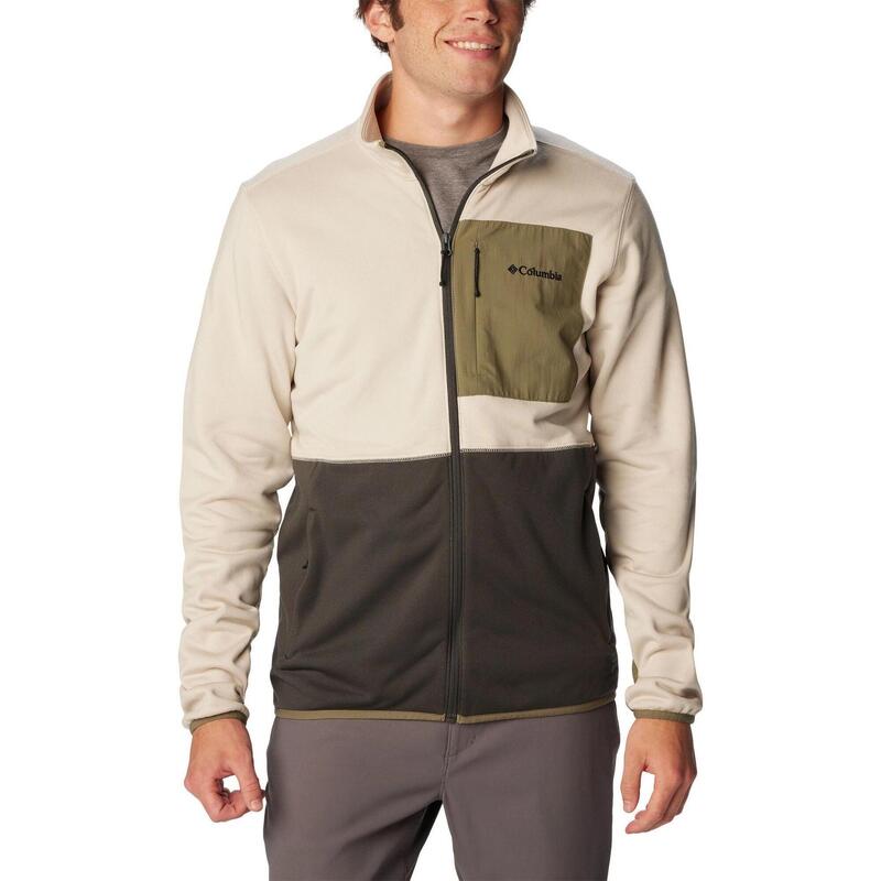 Pulover polar Columbia Hike Full Zip - nisip barbati