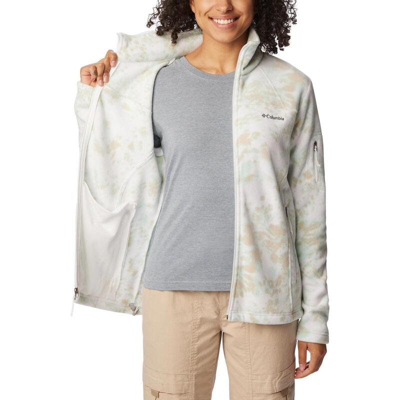 Bluza polarowa Fast Trek Printed Jacket - biała