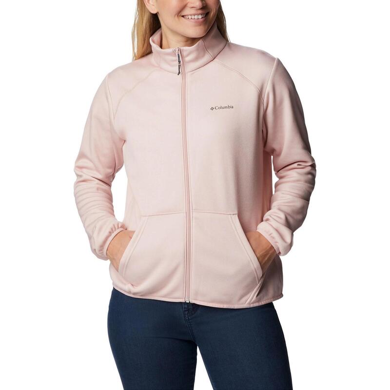 Col Hike Tech Fleece Full Zip női polár pulóver - rózsaszín