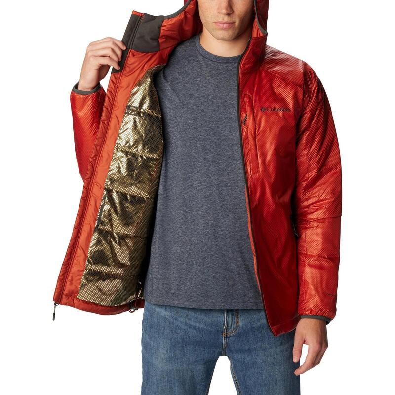 Arch Rock Double Wall Elite Hooded Jacket férfi utcai kabát - piros