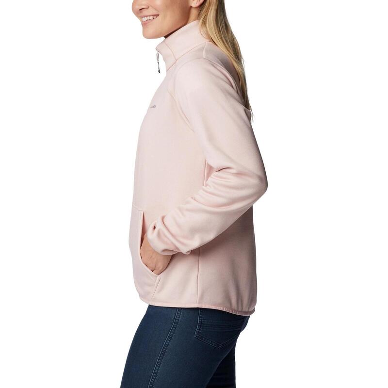 Fleecepullover Col Hike Tech Fleece Full Zip Damen - rosa