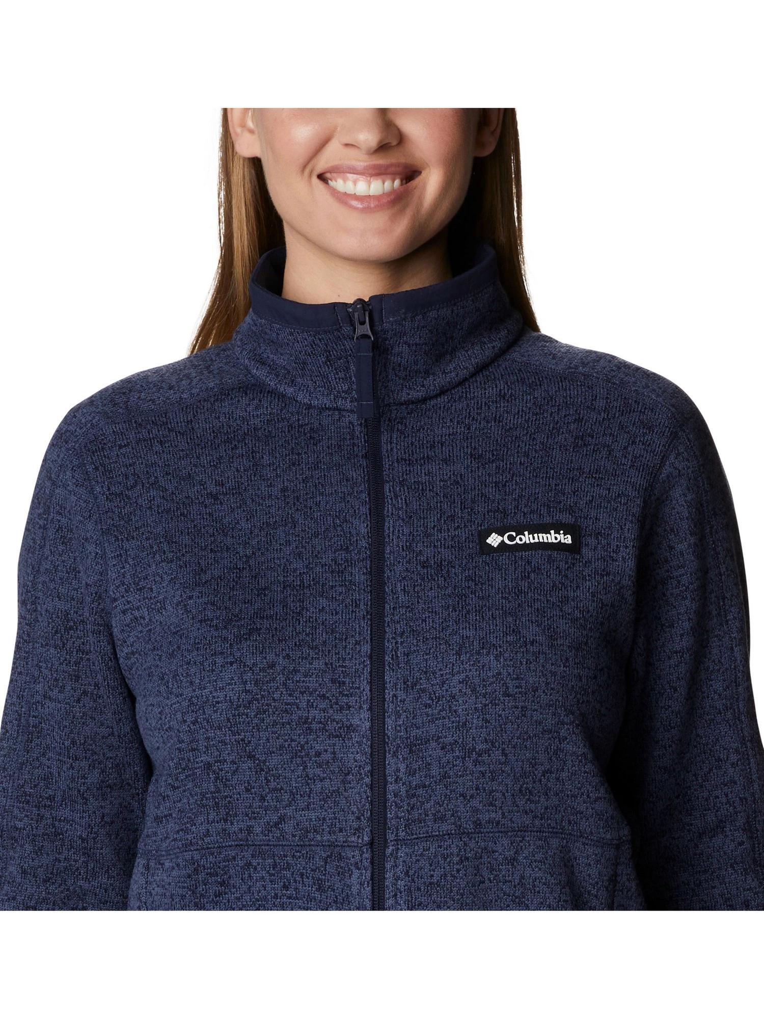 Fleecepullover W Sweater Weather Full Zip Damen - blau 6/7