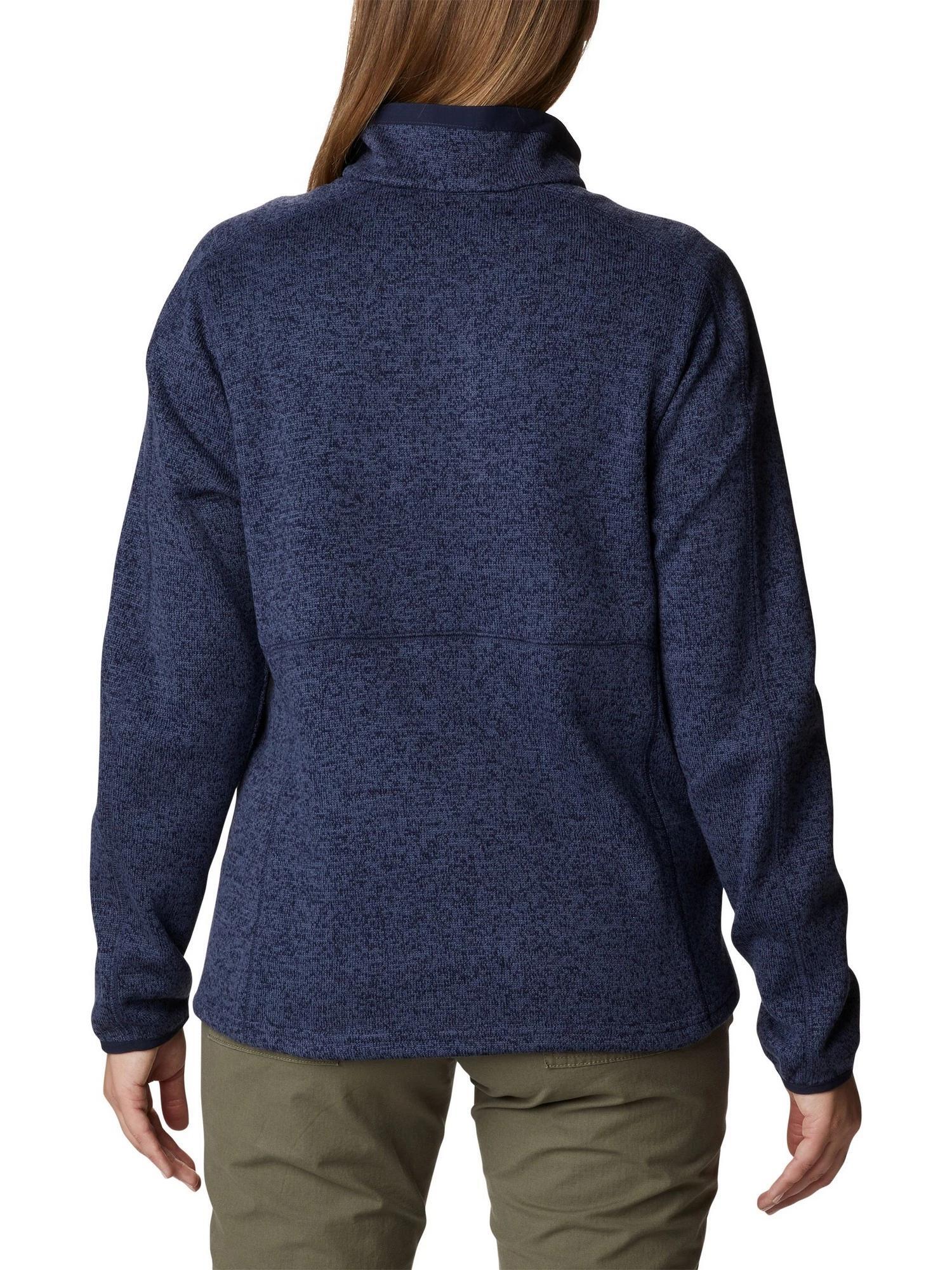 Fleecepullover W Sweater Weather Full Zip Damen - blau 3/7