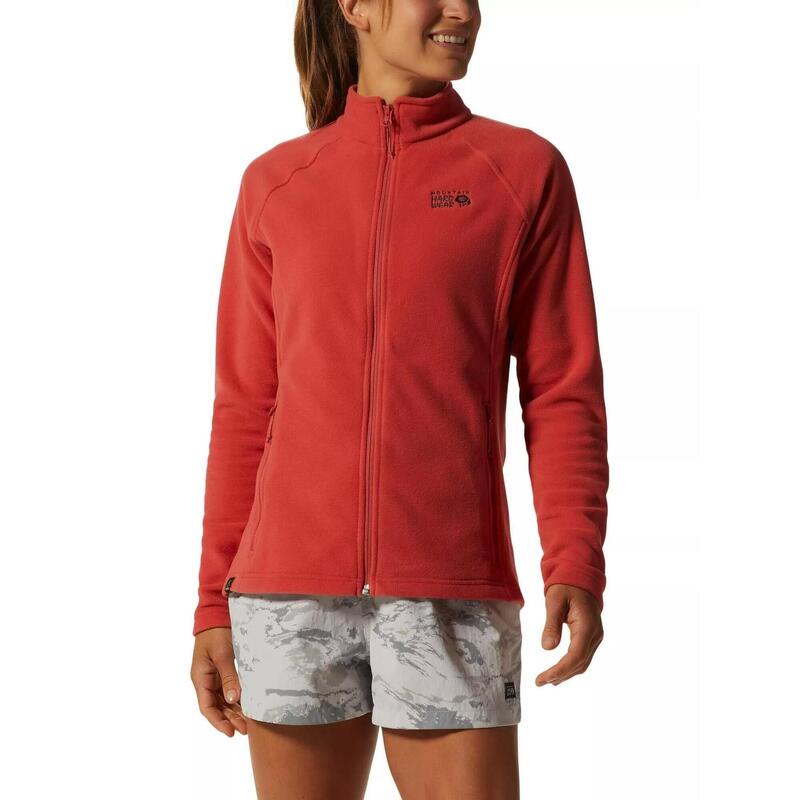 Pulover polar Polartec Microfleece Full Zip - rosu femei