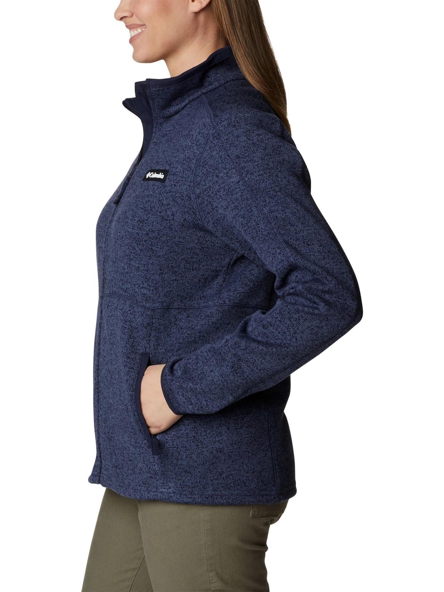 Fleecepullover W Sweater Weather Full Zip Damen - blau 2/7