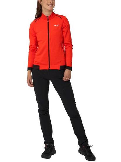 Fleecepullover Pedroc PL 2 W Jacket Damen - rot