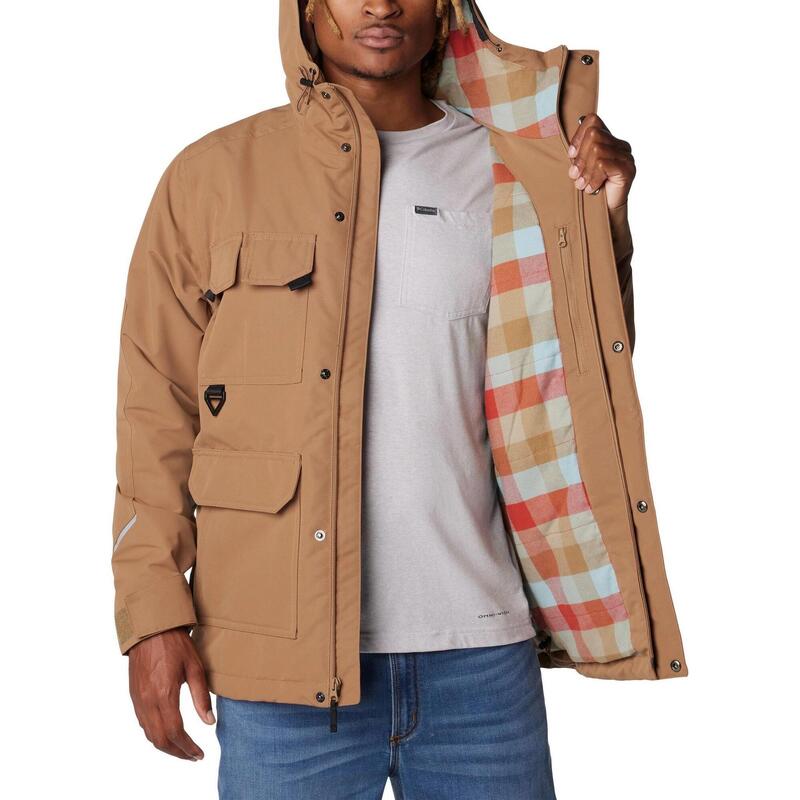 Jacheta de strada Landroamer Lined Jacket - maro barbati