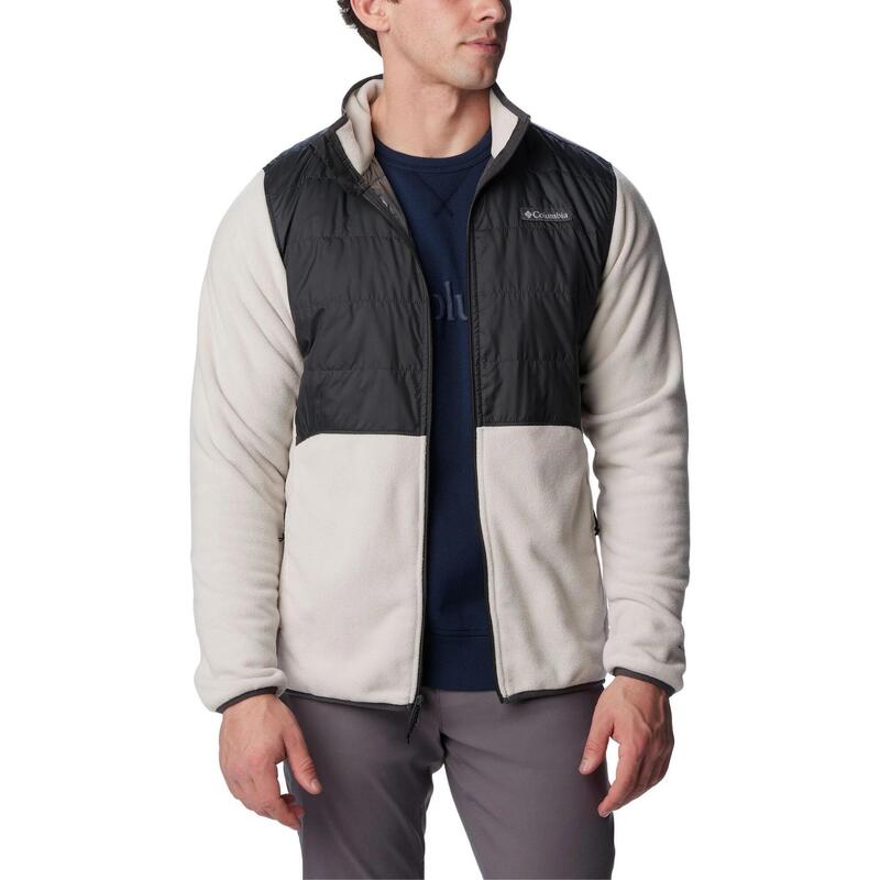 Pulover polar Basin Butte Fleece Full Zip - nisip barbati