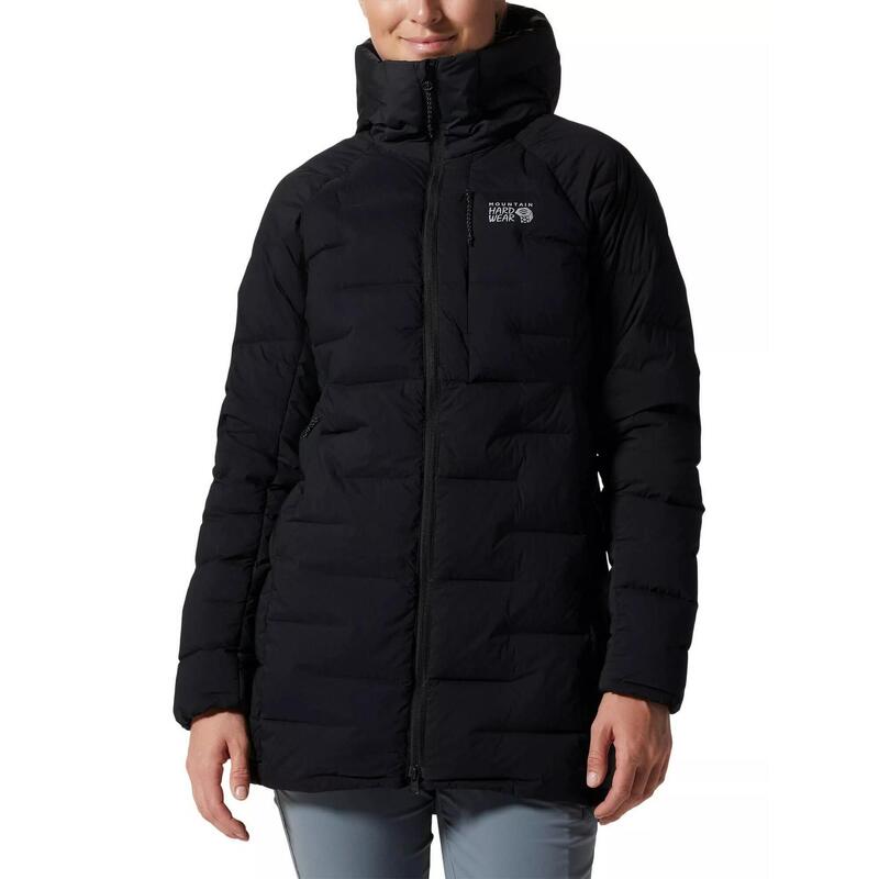 Daunenjacke Stretchdown Parka Damen - Schwarz