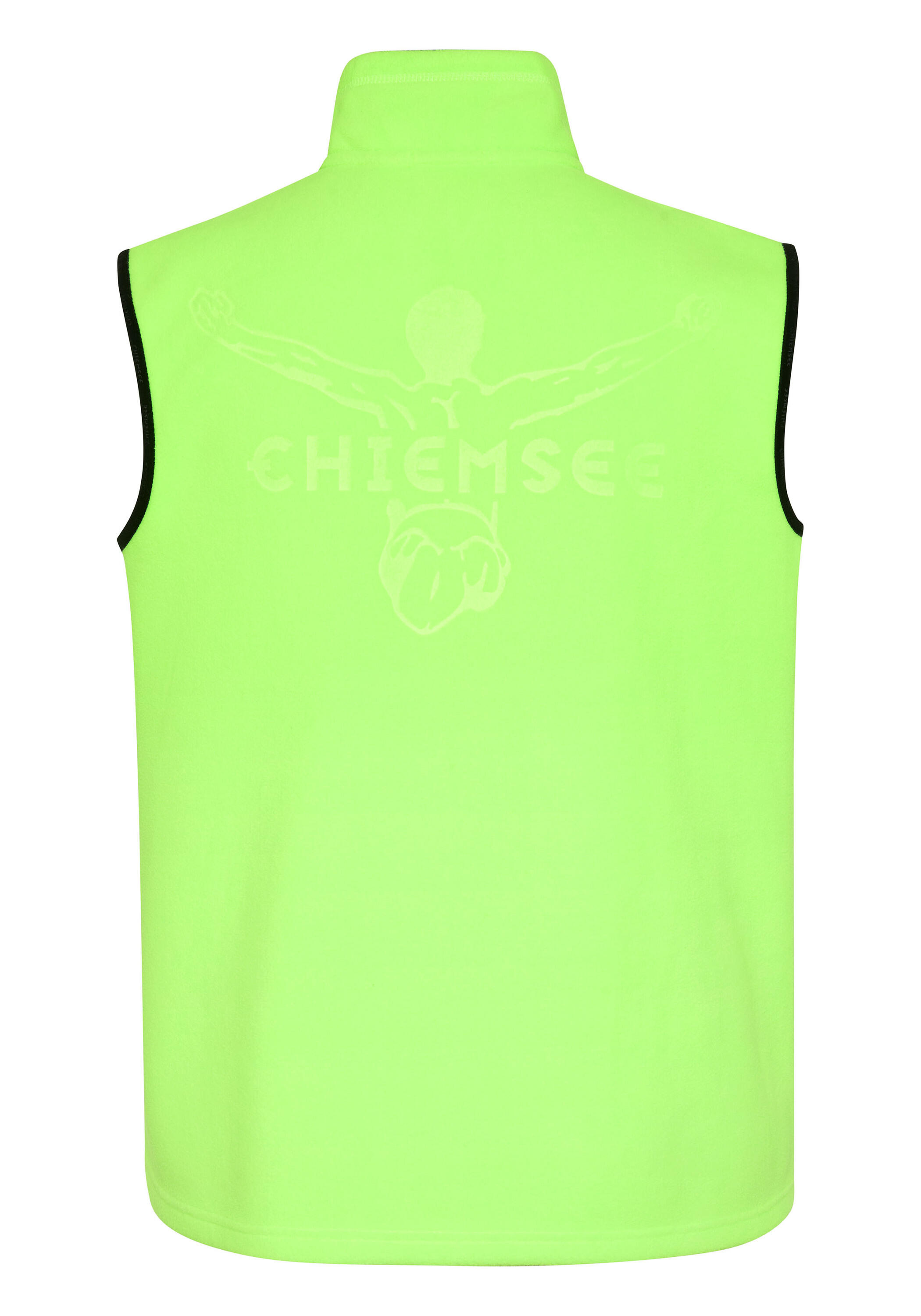 Fleece-Weste mit Label-Motiv hinten 2/7
