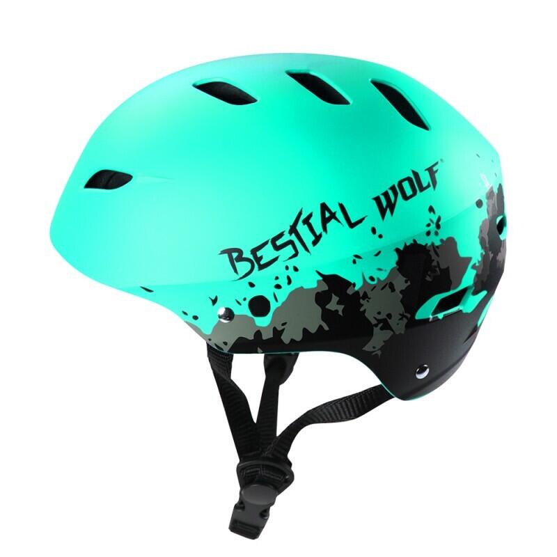 CASCO SHELLMINT BESTIAL WOLF UNIVERSALE IL COLORE TURCHESE